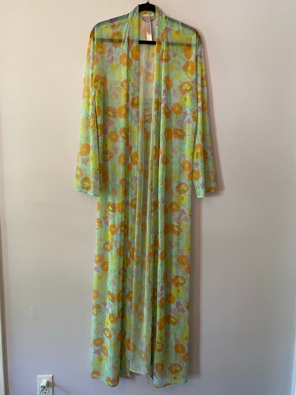 Savage X Fenty Floral Free Spirit Full-Length Robe Women's size Medium / Large